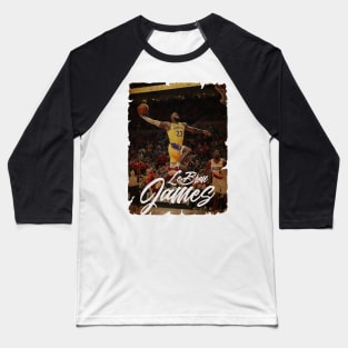 Dunk Lebron James Vintage Baseball T-Shirt
